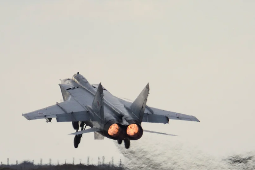 Российский истребитель-перехватчик МиГ-31 упал в Забайкальском крае