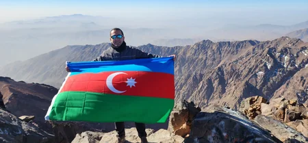 Azerbaijani conquers Morocco’s highest peak