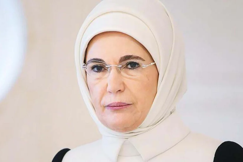 Ərdoğanın xanımı Hatayda baş verən zəlzələlərlə bağlı paylaşım edib