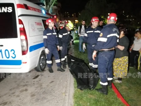 Bakıda yanğında ölən şəxsin kimliyi məlum olub