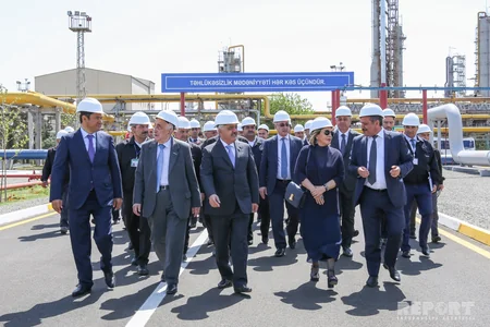 На НПЗ имени Гейдара Алиева запущена новая установка для охлаждения воды - ФОТО