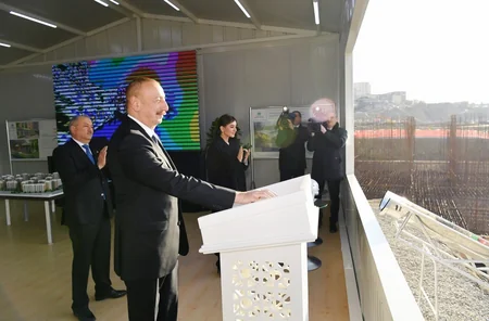 Prezident İlham Əliyev və birinci xanım Mehriban Əliyeva MİDA-nın Yasamal yaşayış kompleksinin açılışında iştirak ediblər - YENİLƏNİB