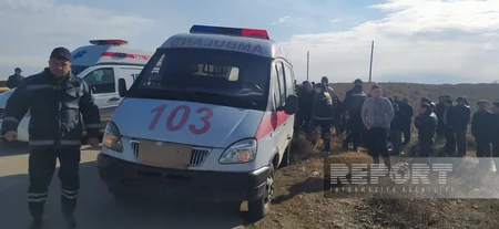 В Товузе произошло тяжелое ДТП, есть погибшие и раненые