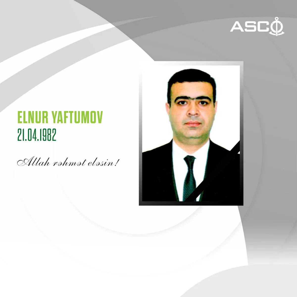 ASCO-nun əməkdaşı vəfat edib
