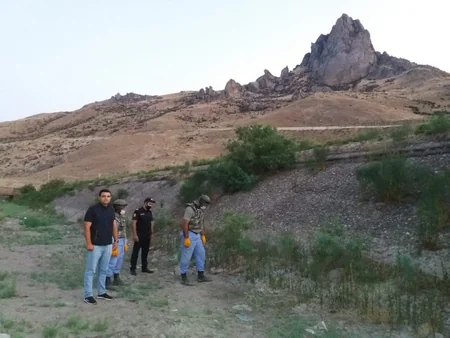 Siyəzəndə mərmiyə oxşar predmet tapıldı