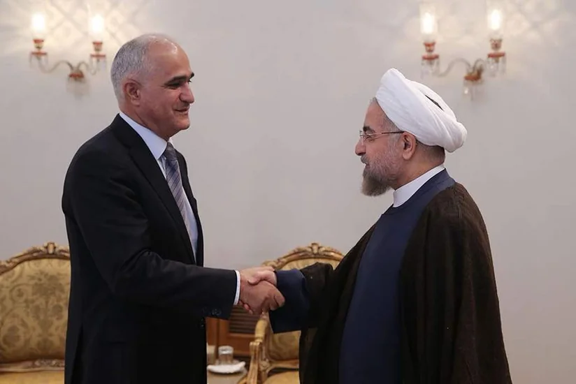 İran prezidenti Azərbaycan nümayəndə heyətini qəbul edib