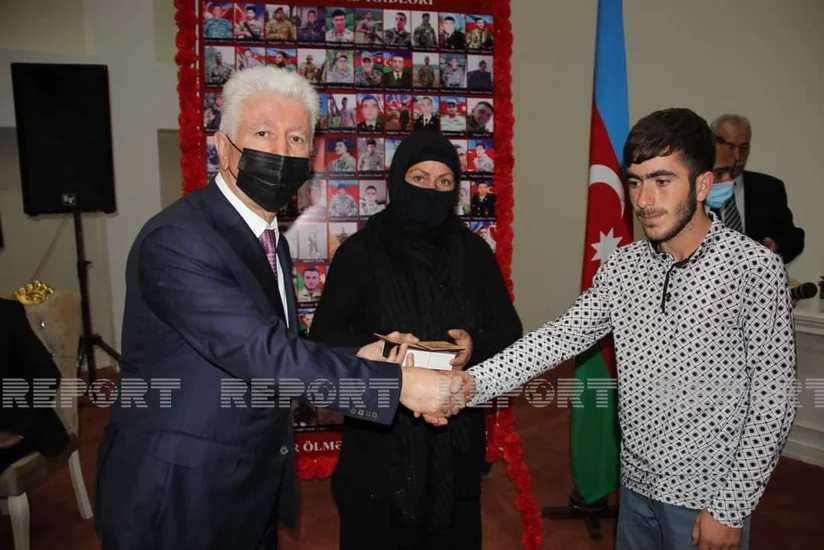 Cəlilabadda şəhid ailələrinə və qazilərə medallar təqdim olunub