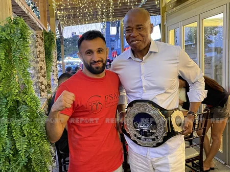 Азербайджанский спортсмен завоевал чемпионский пояс в США
