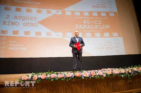 Nizami Kino Mərkəzində Mili kino günü münasibətilə bayram tədbiri keçirilib