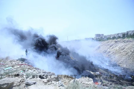 Suraxanıda yanğın olub