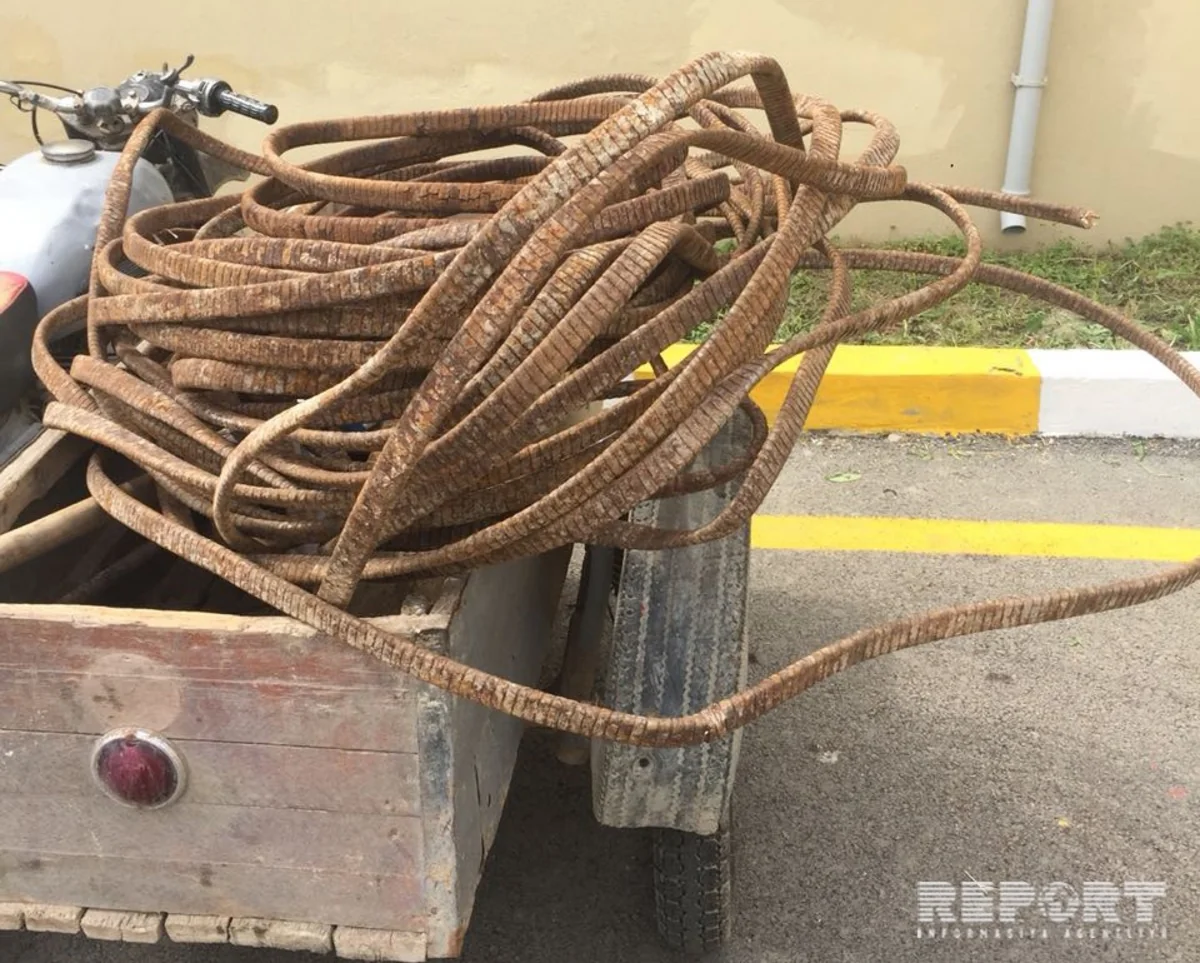 Neftçalada kabel oğruları saxlanılıblar