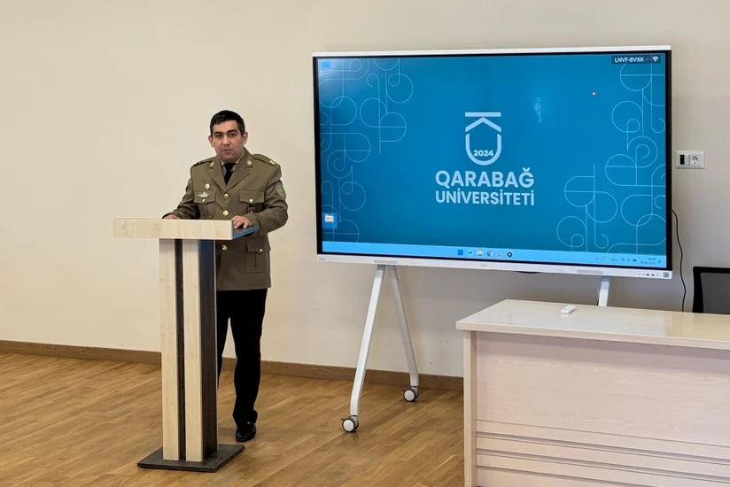 FHN Qarabağ Universitetində nümunəvi dərs keçib