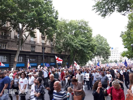 В Тбилиси завершилась акция протеста - ФОТО - ОБНОВЛЕНО - 3