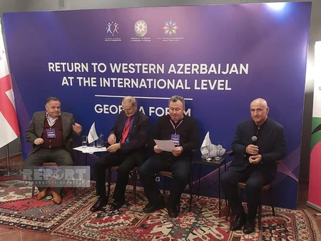 Tbilisidə Qərbi Azərbaycana qayıdış beynəlxalq müstəvidə mövzusunda forum keçirilib
