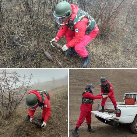 Ağstafada 4 ədəd mərmi tapılıb