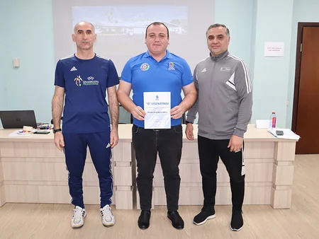 AFFA-nı təşkil etdiyi D kateqoriyalı məşqçi kurslarına yekun vurulub