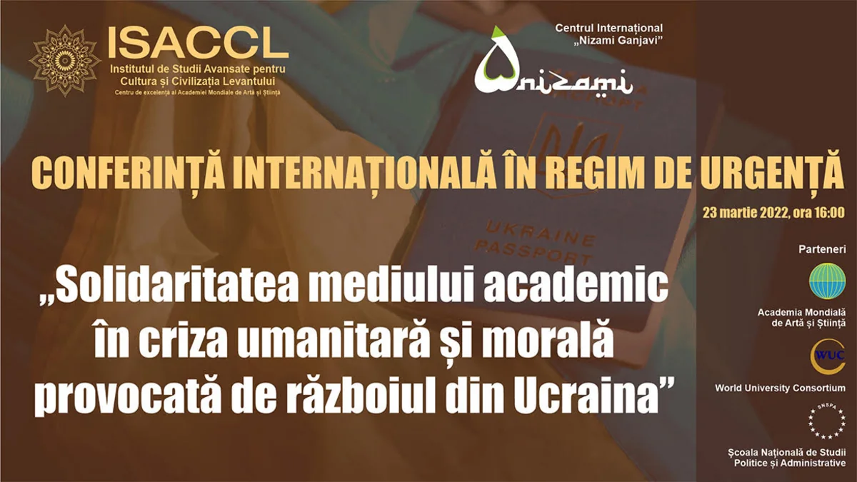 Nizami Gəncəvi Beynəlxalq Mərkəzi Ukrayna ilə bağlı konfrans keçirəcək