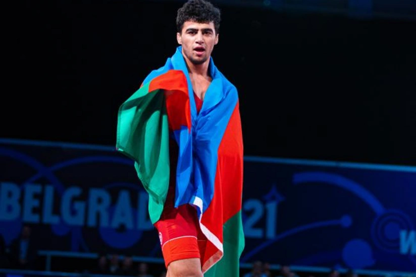 Azərbaycan güləşçisi erməni rəqibini məğlub edərək, olimpiadaya lisenziya qazanıb - YENİLƏNİB-3