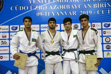 Cüdo üzrə ölkə birinciliyində daha 6 çəkidə qaliblər müəyyənləşib