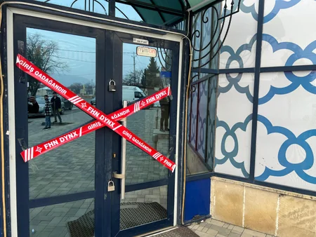 Balakəndə yanğın təhlükəli marketin fəaliyyəti dayandırılıb
