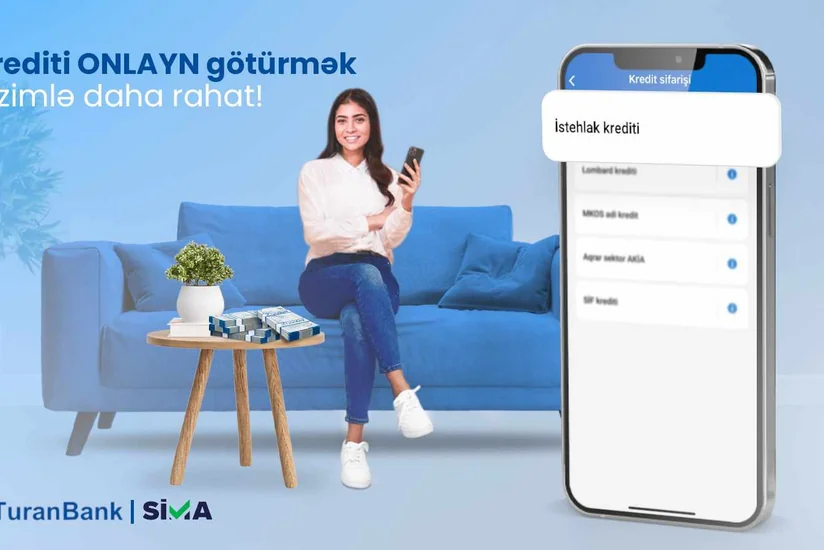 “TuranBank”dan onlayn kredit götürmək SİMA ilə daha rahat