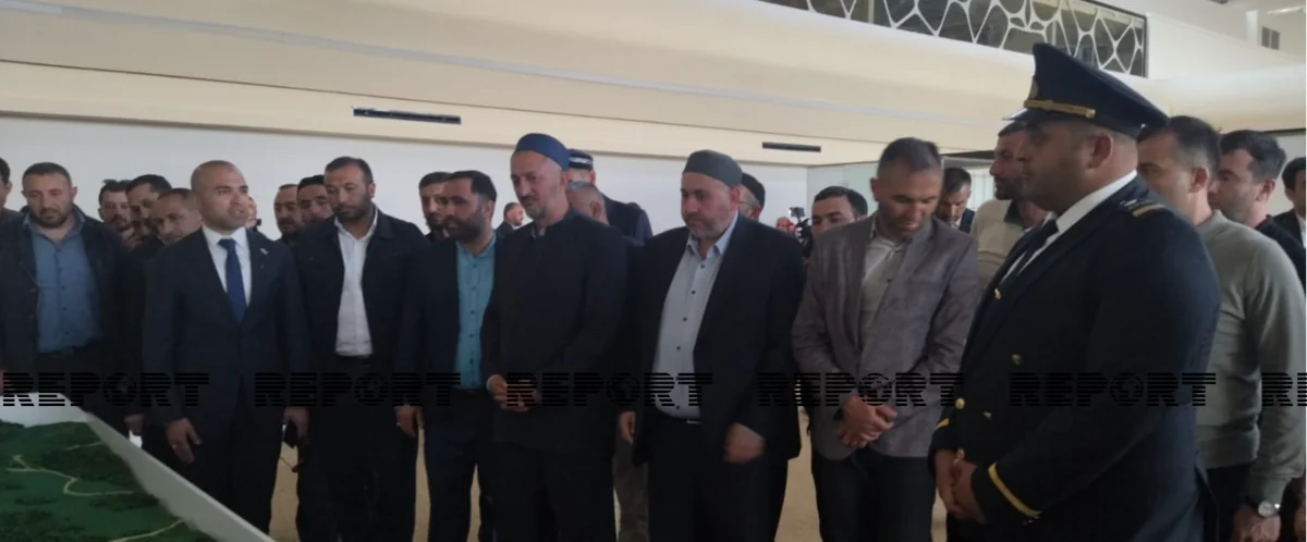 Gürcüstanın din xadimləri Füzuli Beynəlxalq Hava limanında olublar