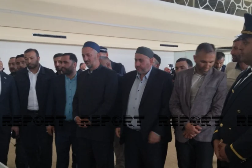 Gürcüstanın din xadimləri Füzuli Beynəlxalq Hava limanında olublar