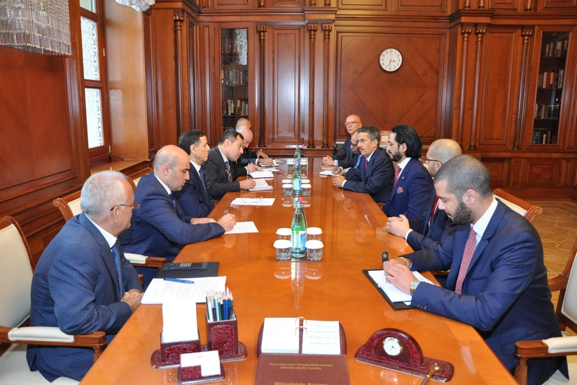 Novruz Məmmədov “ACWA POWER” şirkətinin nümayəndələrini qəbul edib