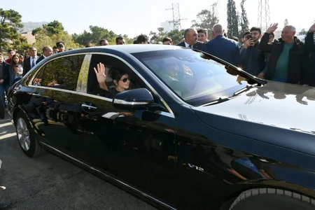 President Ilham Aliyev and first lady Mehriban Aliyeva attended tree-planting campaign in Khatai district, Baku