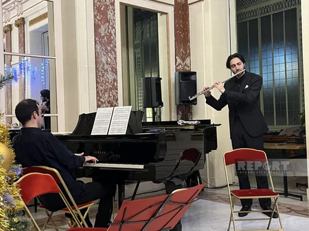 Fransada Rus Elmlər və Mədəniyyət Evində azərbaycanlı musiqiçilərin konserti baş tutub