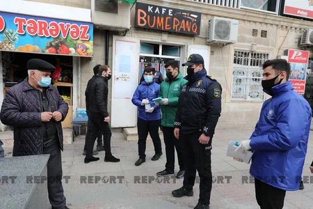 DİN könüllülərlə birgə Bakıda maarifləndirici tədbirlər keçirib