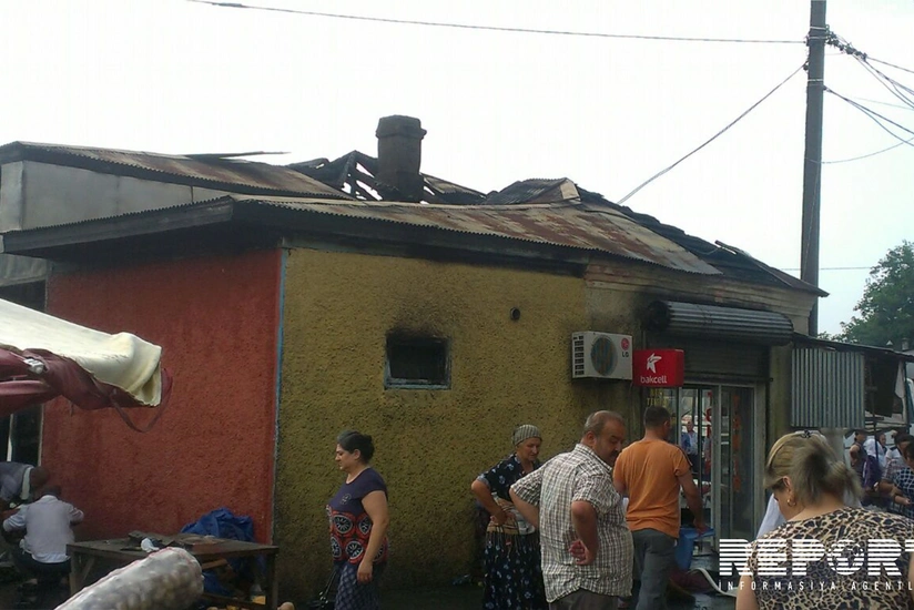 Lənkəranda dispetçer məntəqəsi də daxil olmaqla 3 obyekt yanıb - FOTO - VİDEO