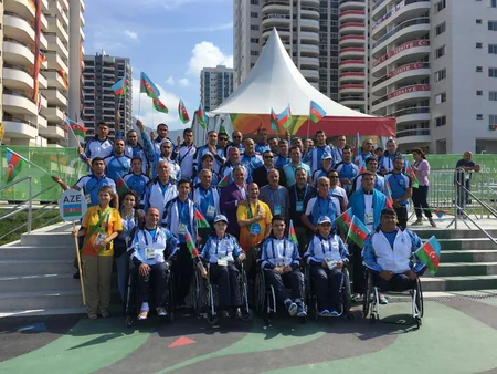 Azerbaijani flag raised in Rio 2016 Paralympic village