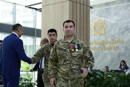 Bir qrup qazi Əmək və Əhalinin Sosial Müdafiəsi Nazirliyində olub