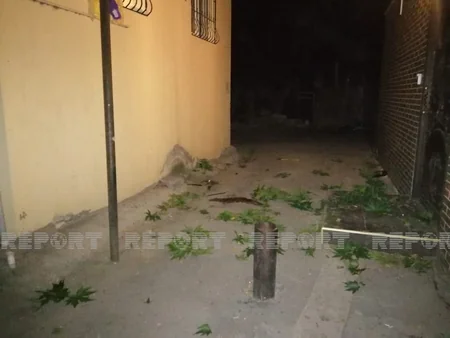Bakıda oğurluğa cəhd edən kişi özünü 5-ci mərtəbədən yerə atıb