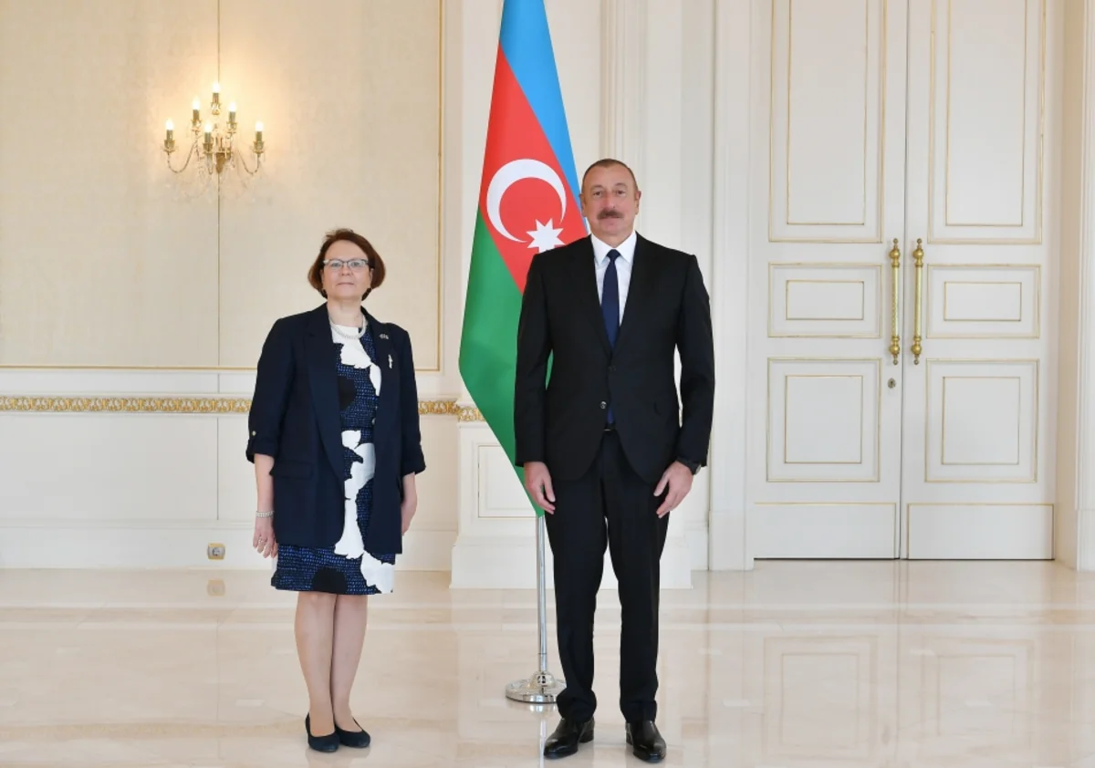 Azərbaycan Prezidenti Finlandiyanın yeni səfirinin etimadnaməsini qəbul edib