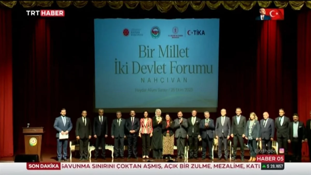 “TRT Haber” Naxçıvanda keçirilən “Bir millət, iki dövlət forumundan videoreportaj yayımlayıb