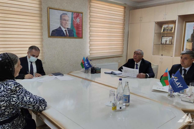 Saleh Məmmədov Horadizdə vətəndaşları qəbul edib