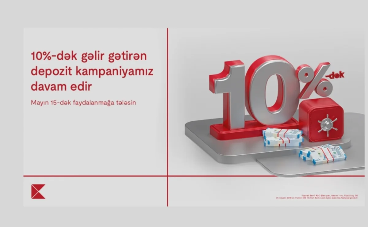 Yüksək faizli depozit kampaniyası davam edir