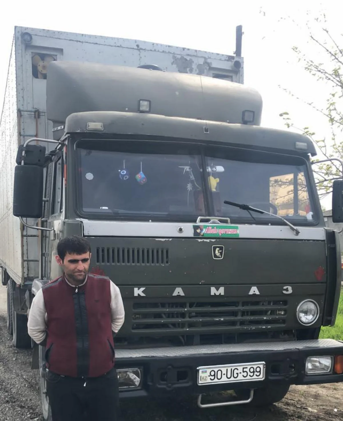 Ağsuda narkotikin təsiri altında “KamAZ” sürən şəxs saxlanılıb