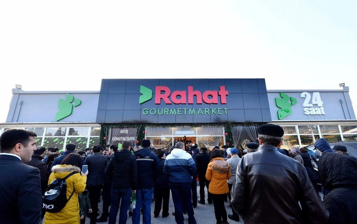 Bakıda yeni “RAHAT” Gourmetmarketin təntənəli açılışı olub