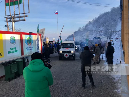 ICRC vehicles pass freely through Khankandi-Lachin road - UPDATED