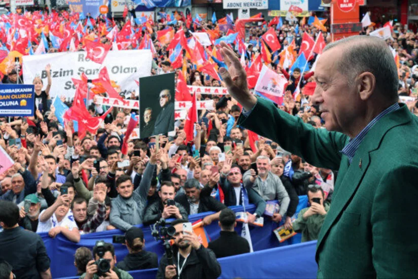 Ərdoğan Ankarada mitinqdə danışıb: Bizim sevgimiz kimi qəzəbimiz də millətimizin mənafeyi üçündür