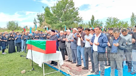 Zərdabda Birinci Qarabağ müharibəsinin şəhidi Abuzər Abbasov dəfn edilib - YENİLƏNİB