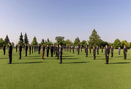 Daxili işlər naziri Oğuzda vətəndaş qəbulu və sıra baxışı keçirib