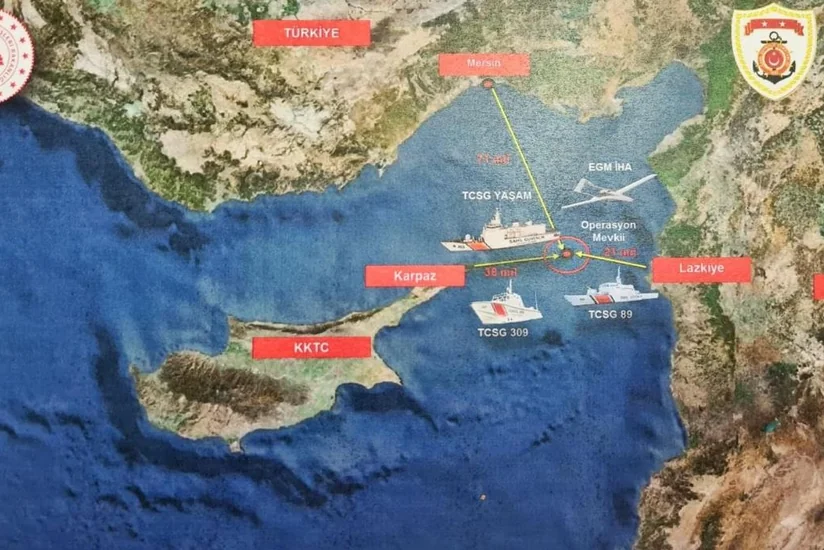 Türkiyə polisi Suriyaya məxsus gəmidən 1,5 ton narkotik aşkarlayıb