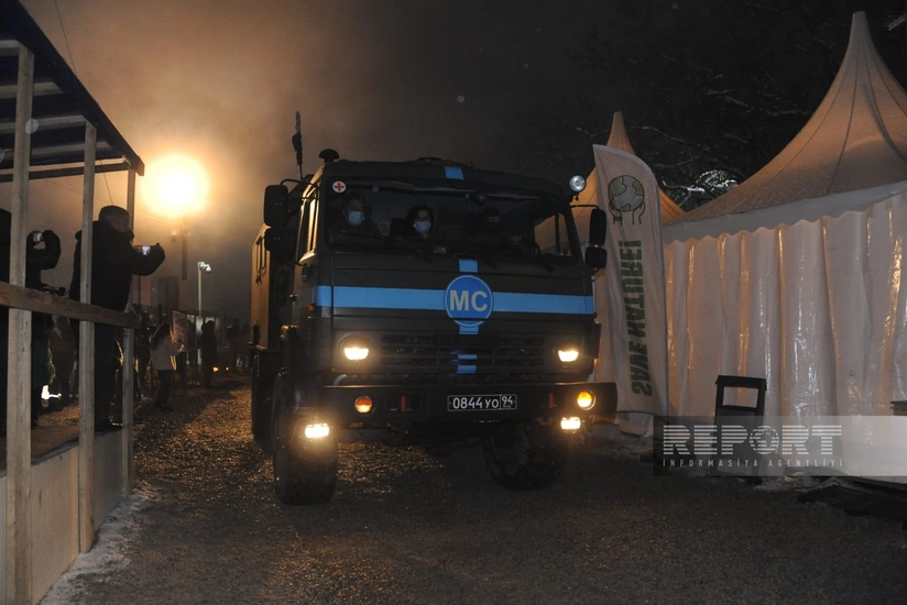 Сегодня по дороге Ханкенди-Лачын беспрепятственно проехали 24 автомобиля миротворцев