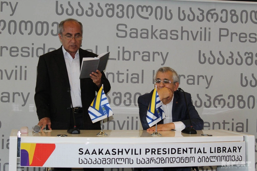 Tbilisidə azərbaycanlı professorla görüş keçirilib