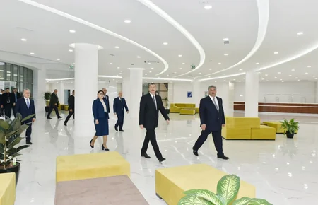Prezident Abşeron Olimpiya İdman Kompleksinin açılışında iştirak edib