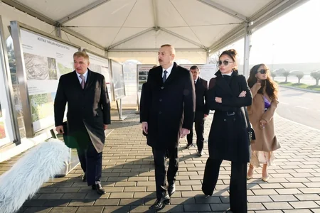 Prezident İlham Əliyev Bakı Ağ Şəhərdə mərkəzi bulvar küçəsinin açılışında iştirak edib - YENİLƏNİB-2